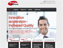 Tablet Screenshot of english.datasolid.com